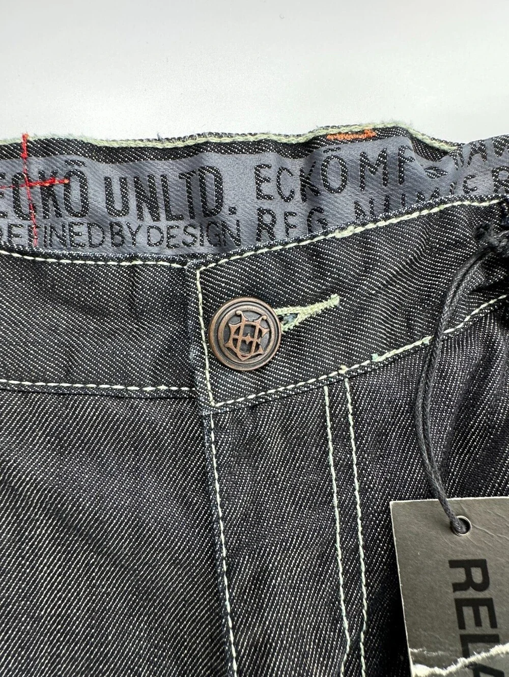 Ecko Unltd 1972 Relaxed Fit Jeans Style 35427 Dark Wash Size 36 X 32